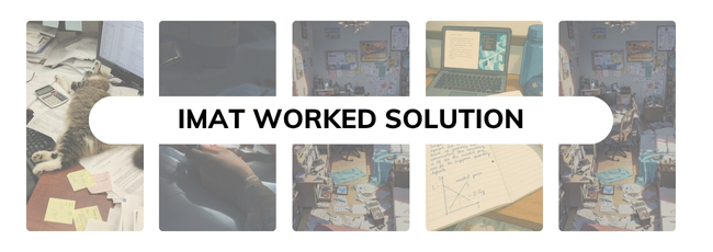 IMAT Worked Solutions Header Image