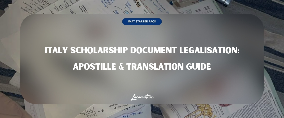 Italy Scholarship Document Legalization: The Step-by-Step Guide