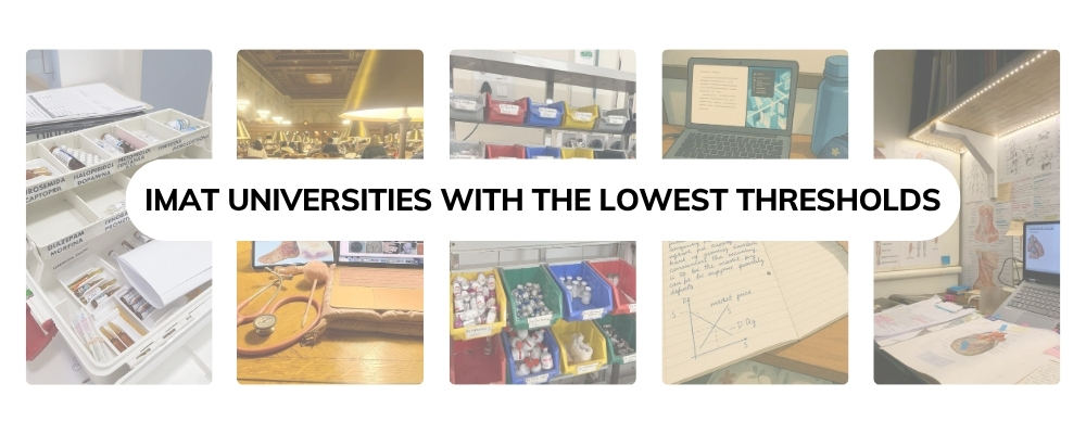 IMAT universities with the lowest thresholds 2024 and 2025 — cut-off data and strategy guide by LOCOMOTIVE